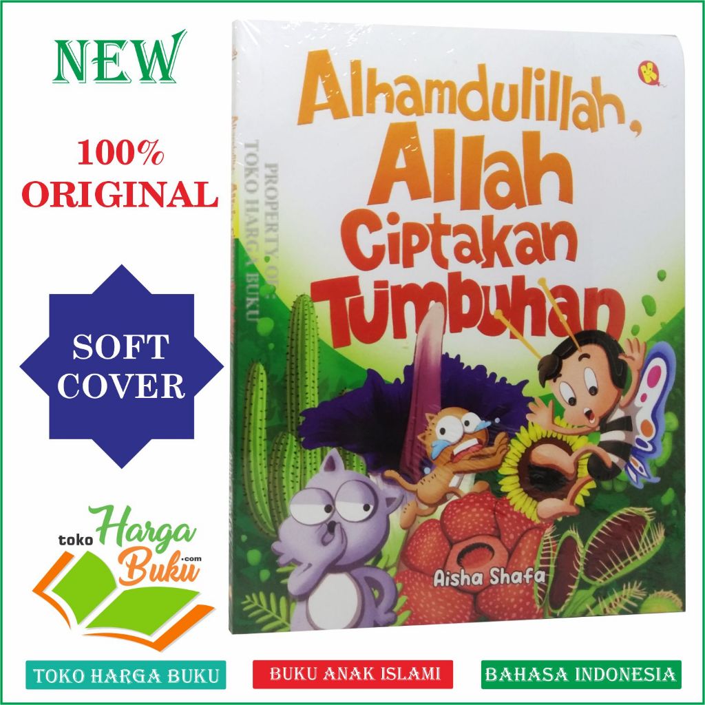 Foto Alhamdulillah Allah Ciptakan Tumbuhan Buku Anak FULL COLOR - Alkautsar Kids