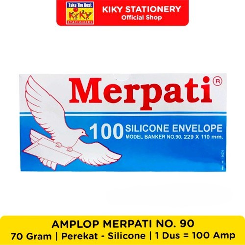 

KIKY Amplop Putih MERPATI 90 (1pack isi 100pcs)