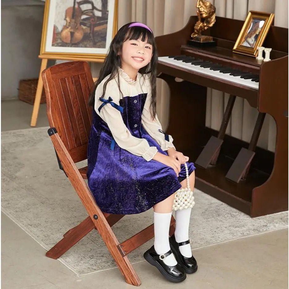 Tahan Lama Sepatu Docmart Anak Perempuan Umur 3-10 Tahun Terlaris / Sepatu Loafer Anak Wanita Model