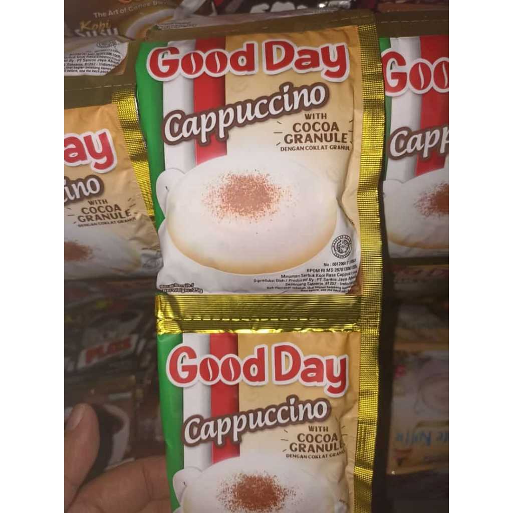 

Kopi GOOD DAY CAPUCCINO 25gr CAPPUCINO RENCENG ( ISI 10 )