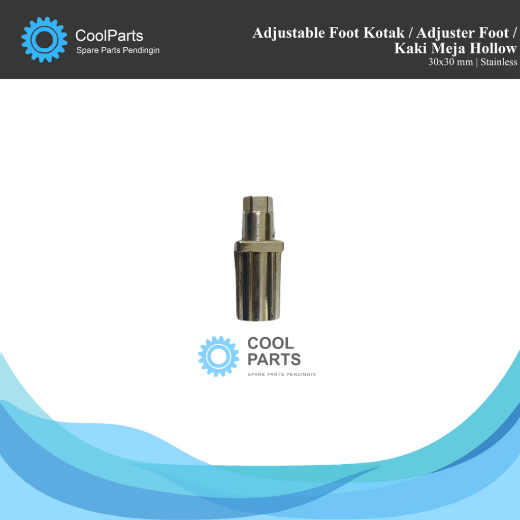 Adjustable Foot Kotak/Adjuster Foot 30x30/Kaki Meja Hollow