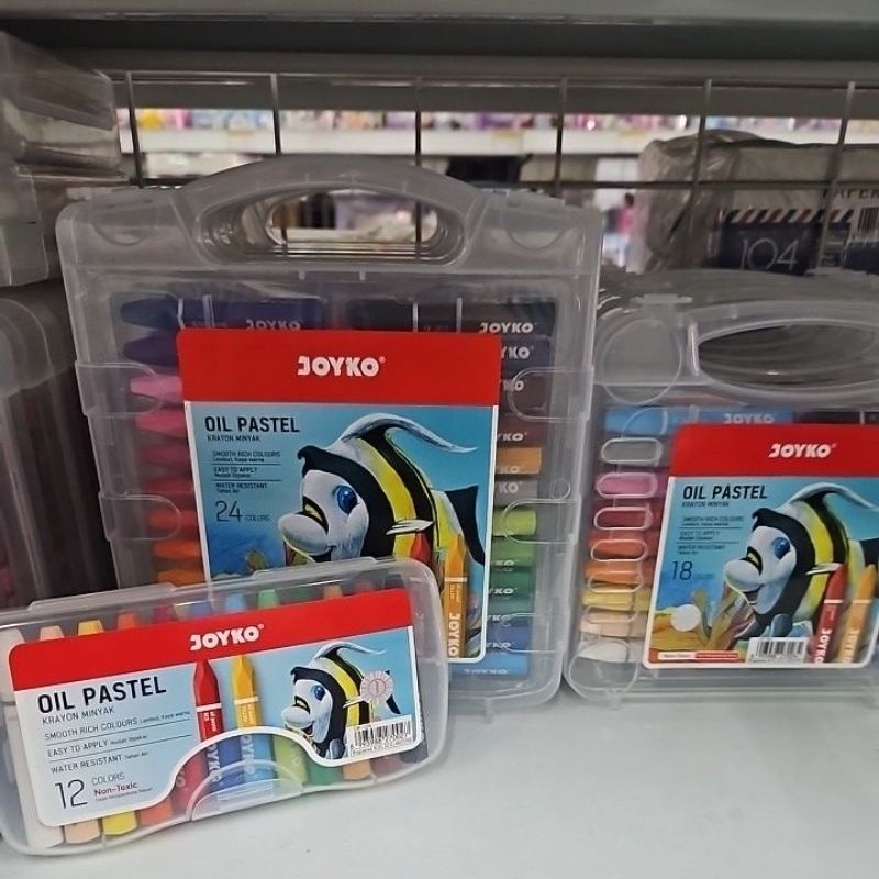 

oil pastel crayon minyak krayon joyko (12,18,24,36,48,55,72 warna)