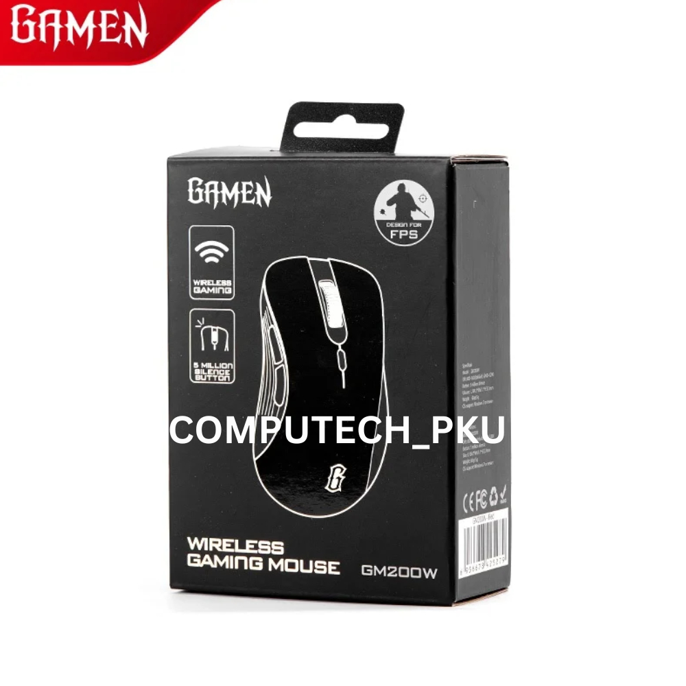 Gamen Wireless Gaming Mouse GM200W Silent Click
