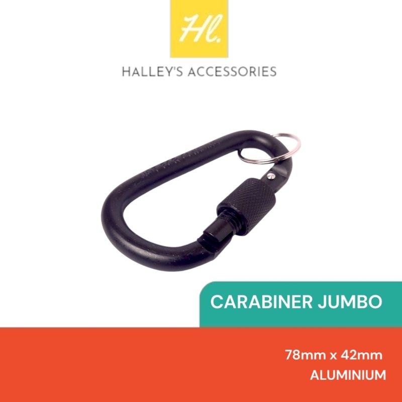 CARABINER QUICKDRAW 78MM X 42MM - GANTUNGAN KUNCI & TAS SERBAGUNA