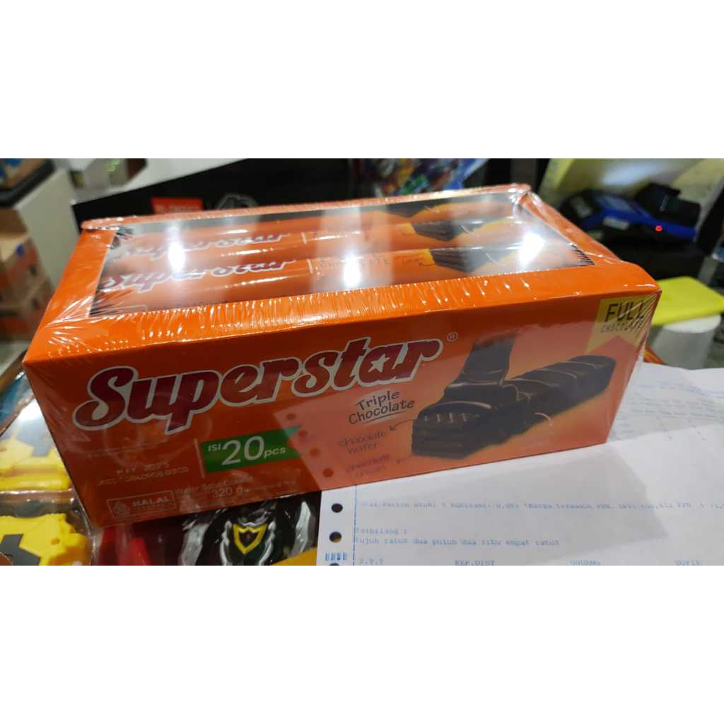 

wafer superstars box isi 20 pcs wafer super star isi 20 pcs