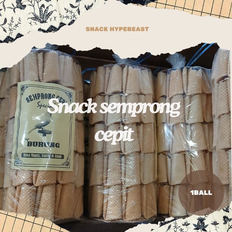 

Snack Semprong Cepit 1ball