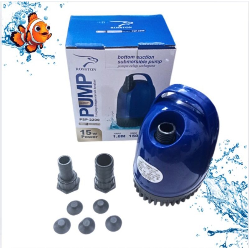 ROSSTON PSP 2300 Pompa Aquarium Air mancur
