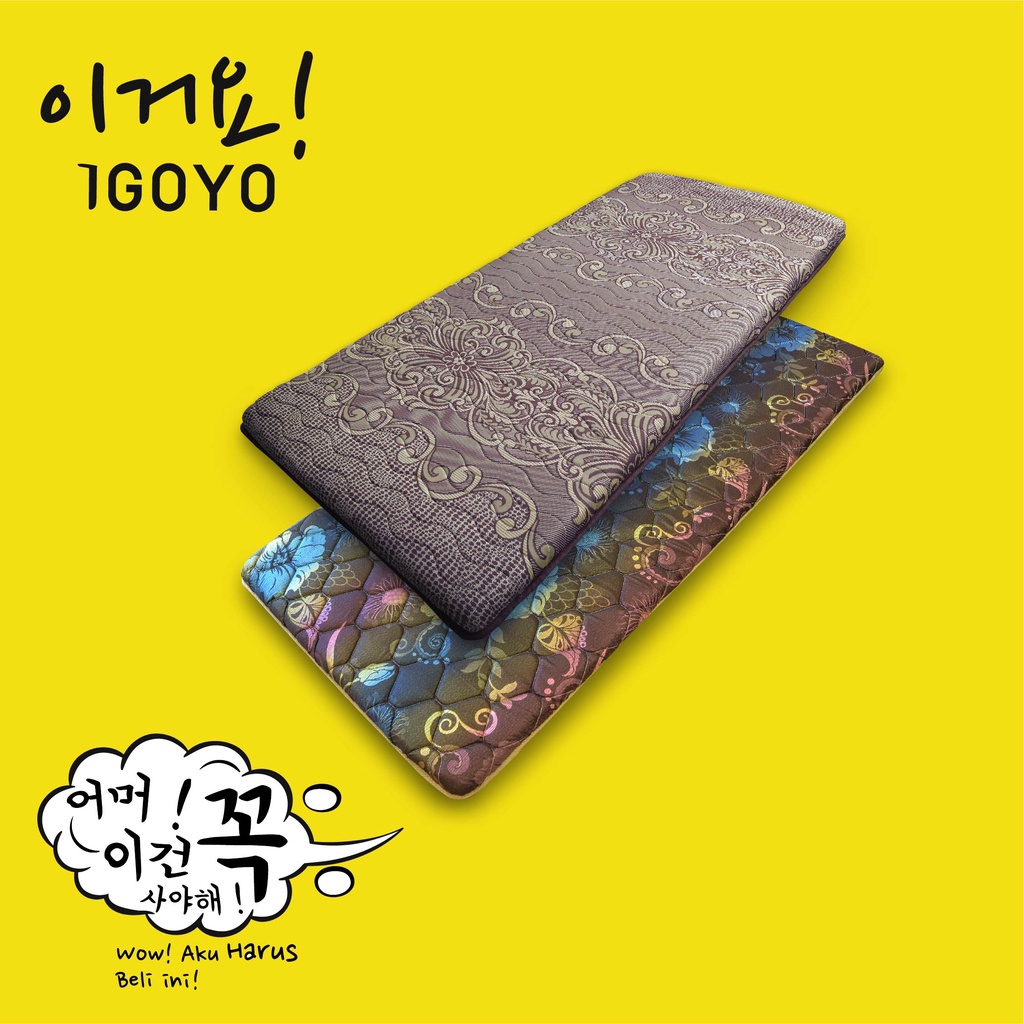 IGOYO Kasur Lipat  kHUSUS PENGIRIMAN INSTAN  90/120/140/160x200cm Matras Busa