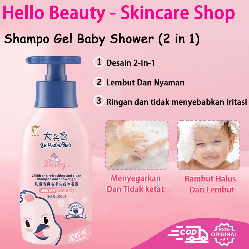 【COD ORI】Sabun mandi Anak - Sampo Anak-Anak（2-in-1）/Sabun Anak / Sabun Bayi Cair / Sabun Mandi  /Sab