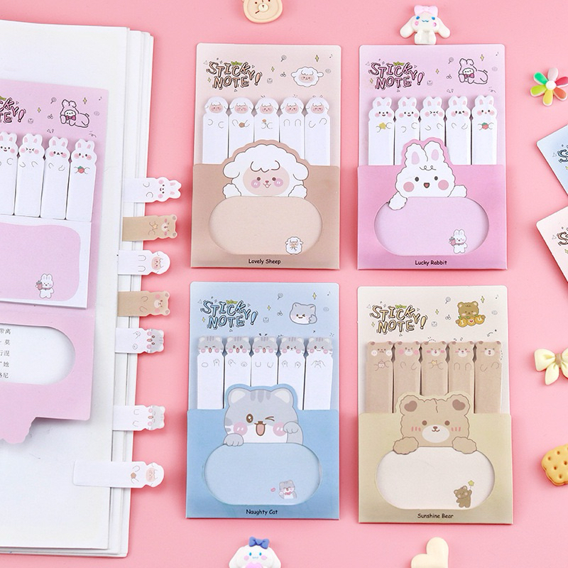 

Delunashop DL461A Sticky Note index pembatas motif lucu rabbit Untuk Pembatas Buku