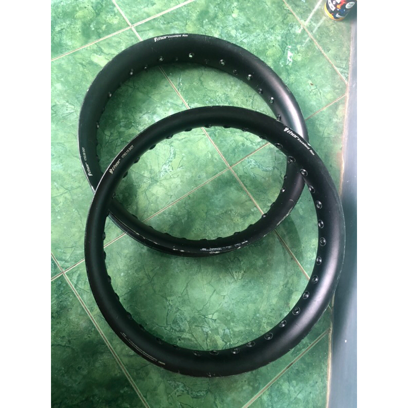 VELG TAPAK LEBAR SHAPE U THOR RIM 215 250 RING 17 SET DEPAN BELAKANG