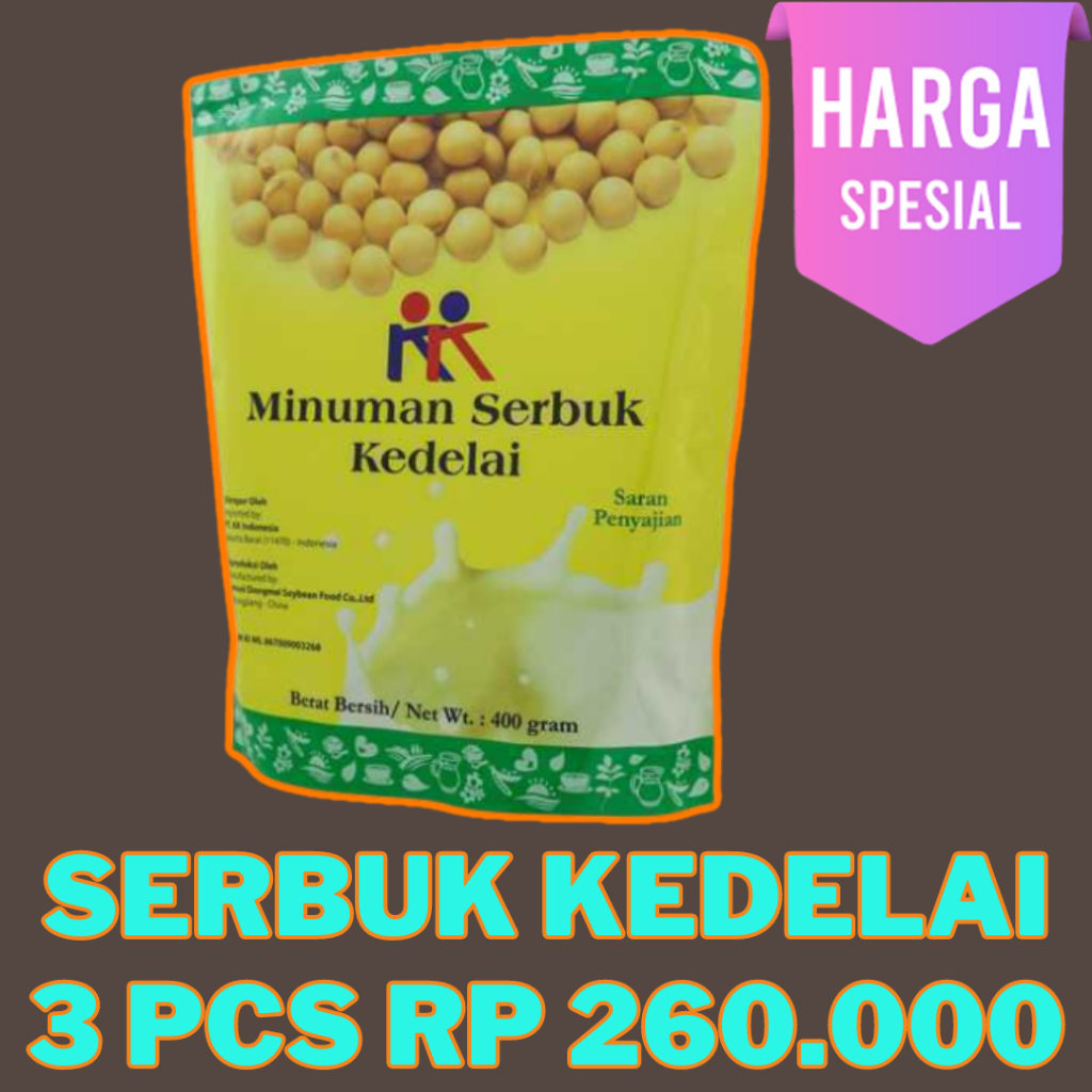 

KK Minuman Serbuk Kedelai Soyabean Susu Kedelai Bubuk Original KK Indonesia