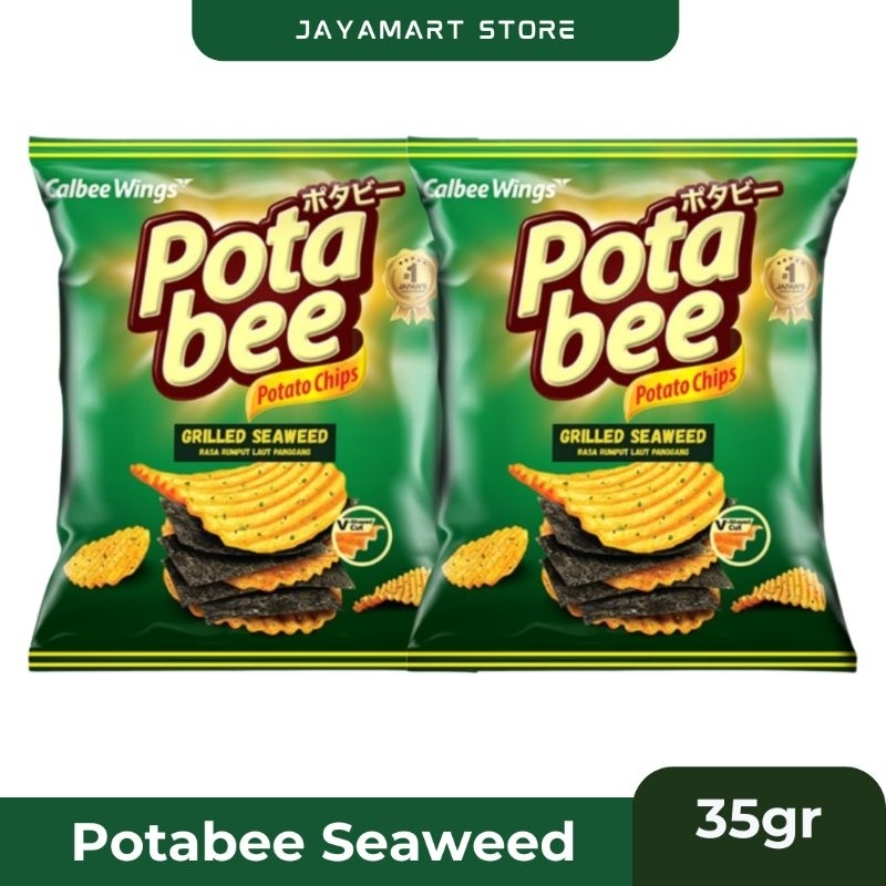 

Potabee Potato Chips Grilled Seaweed ( 35g ) - SN024