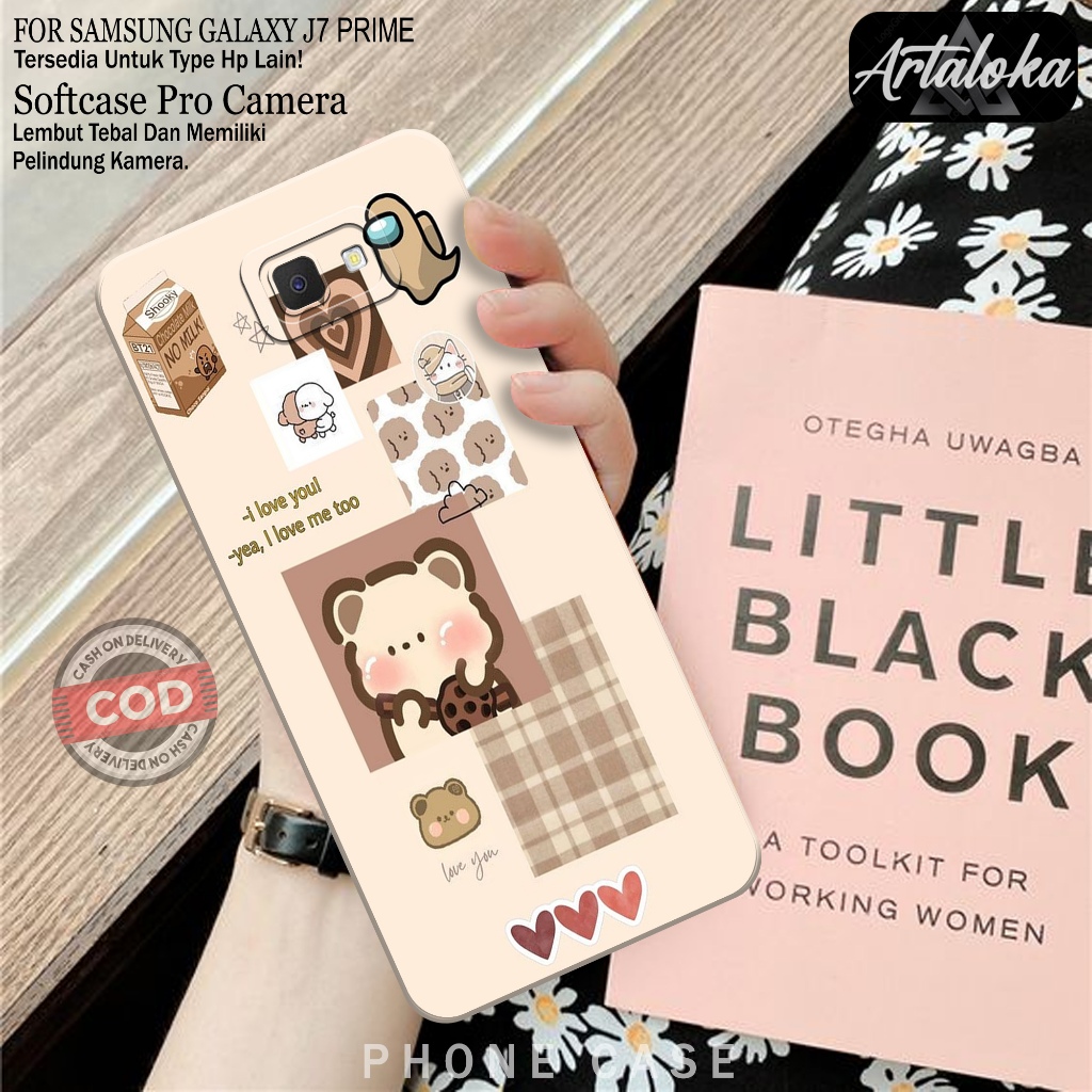 Case Hp Samsung Galaxy J7 Prime Fashion Case Kartun Case Samsung Galaxy J7 Prime Silikon TPU Pro Cam