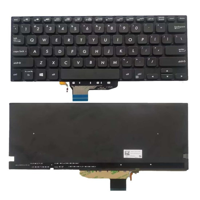 Keyboard Asus VivoBook Flip 14 TP412F TP412FA TP412 (BACKLIGHT)