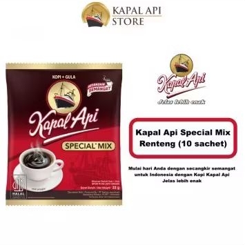 

Kapal Api Mix 1 renceng isi 10 sachet