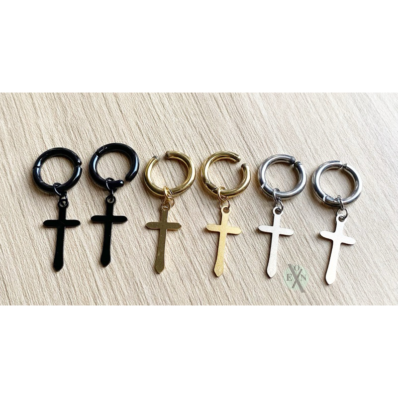 anting pria || anting fashion || anting salib || anting titanium