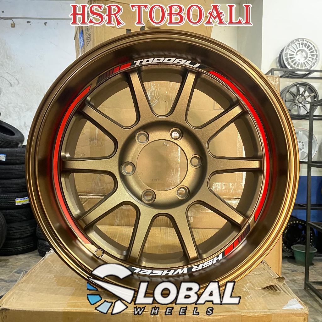 Velg Mobil HSR Toboali Ring 17 Buat Triton Hilux Pajero Fortuner Everest Terano Dmax