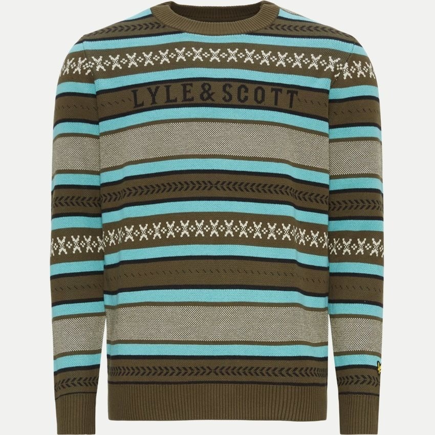 Lyle & Scott Glen Fair Isle Crewneck Original