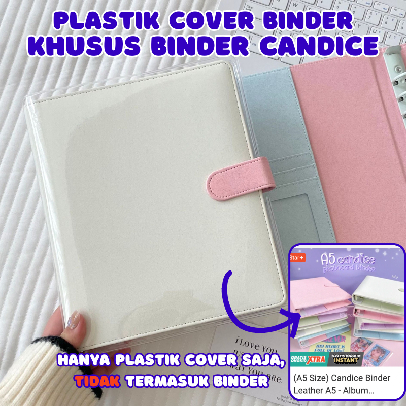 

Plastik Cover PVC untuk Binder Candice A5 - Sampul Plastic