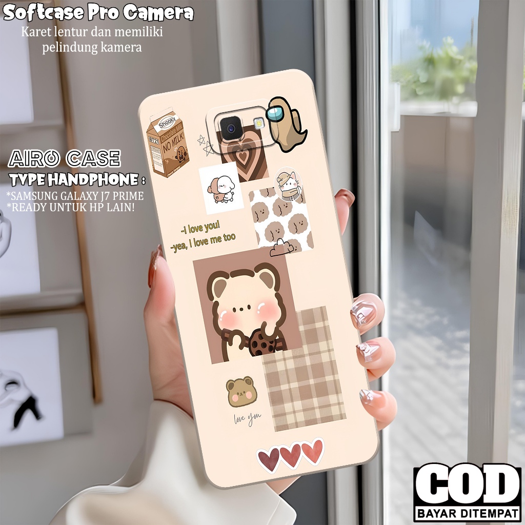 Case SAMSUNG GALAXY J7 PRIME - Softcase SAMSUNG GALAXY J7 PRIME - Fashion Case KARTUN - Casing SAMSU