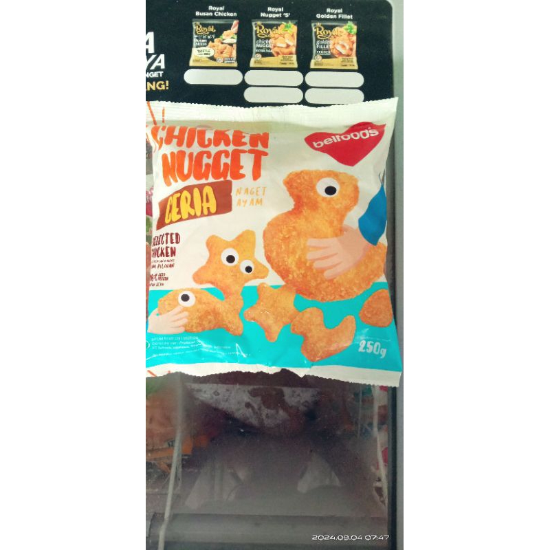 

chicken naget ceria belfoods 250gr