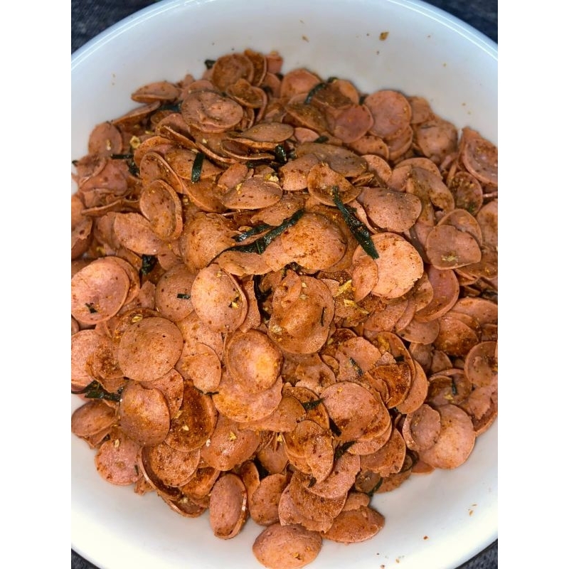 

Kripik sosis/Sosreng sapi kemasan 500gram cemilan viral