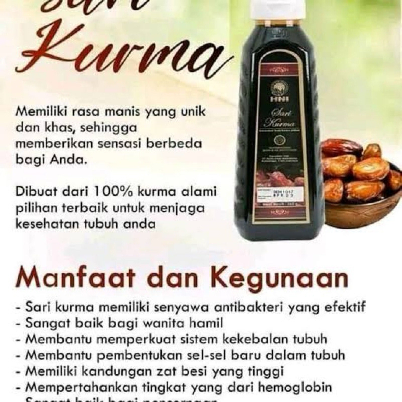 SARI KURMA/MADU KURMA HNI HPAI