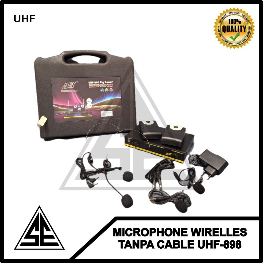 MICROPHONE WIRELLES UHF-898