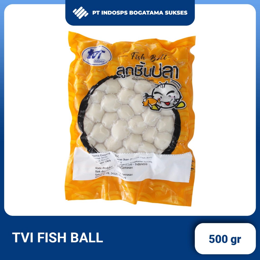 

TVI Fish Ball 500gr | TVI Bakso Ikan | Fish Ball | Baso Ikan 500gr