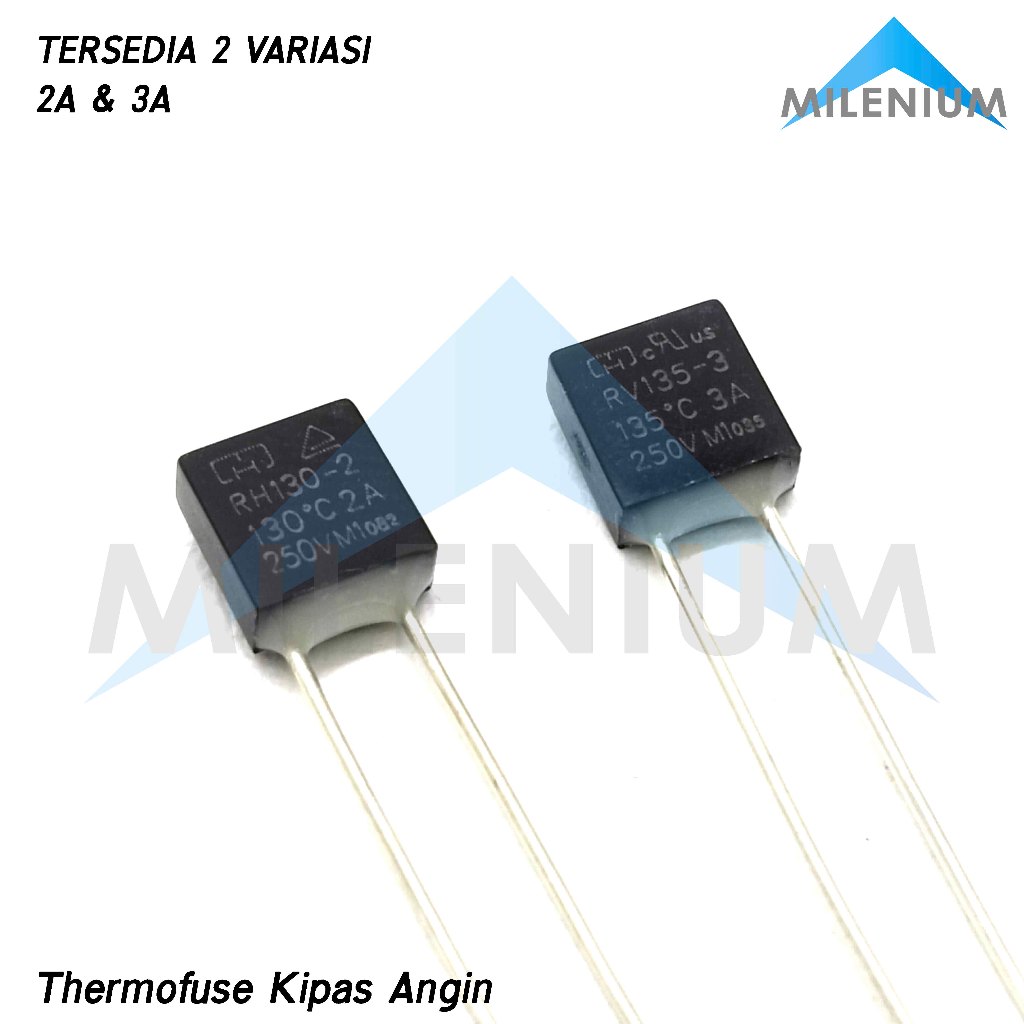 Fuse Kipas Angin Cosmos Miyako Maspion RRT Cina 2A / Pius Thermofuse Kipas Regency Besi Tornado 3A