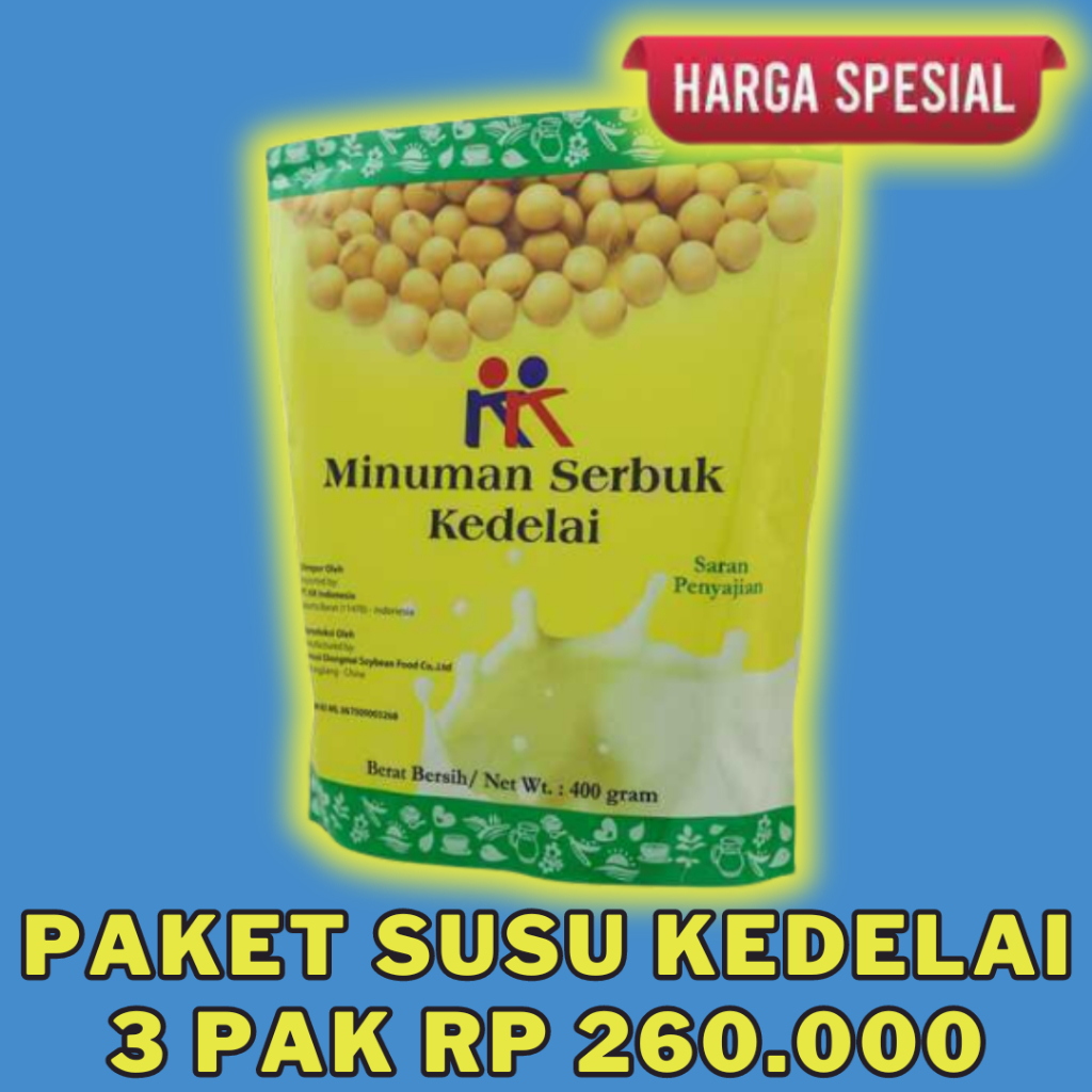 

SUPER HEMAT SUSU SERBUK KEDELAI SOYA BEAN POWDER KAYA NUTRISI GIZI PROTEIN MURNI KK INDONESIA