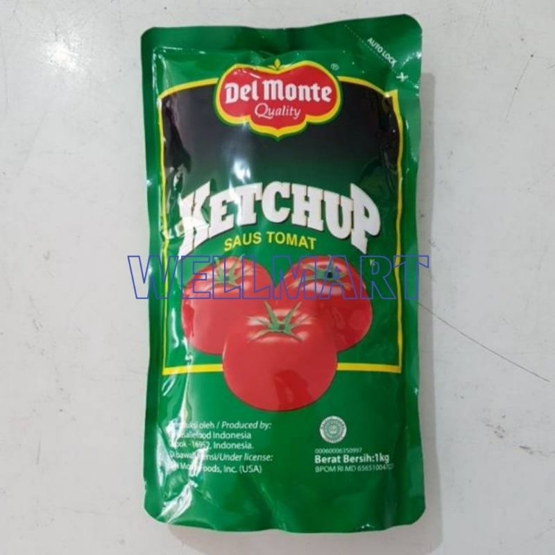 

Del Monte Saus Tomat 1 Kg Pouch Ketchup Tomato Sauce