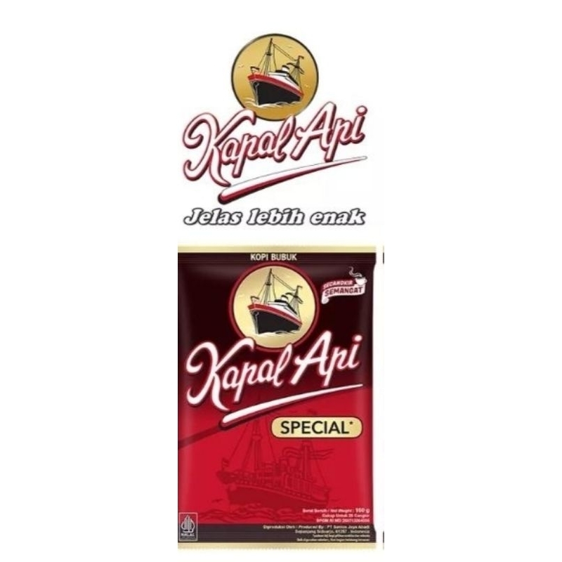 

KAPAL API bubuk tanpa gula Special Merah 160 gr