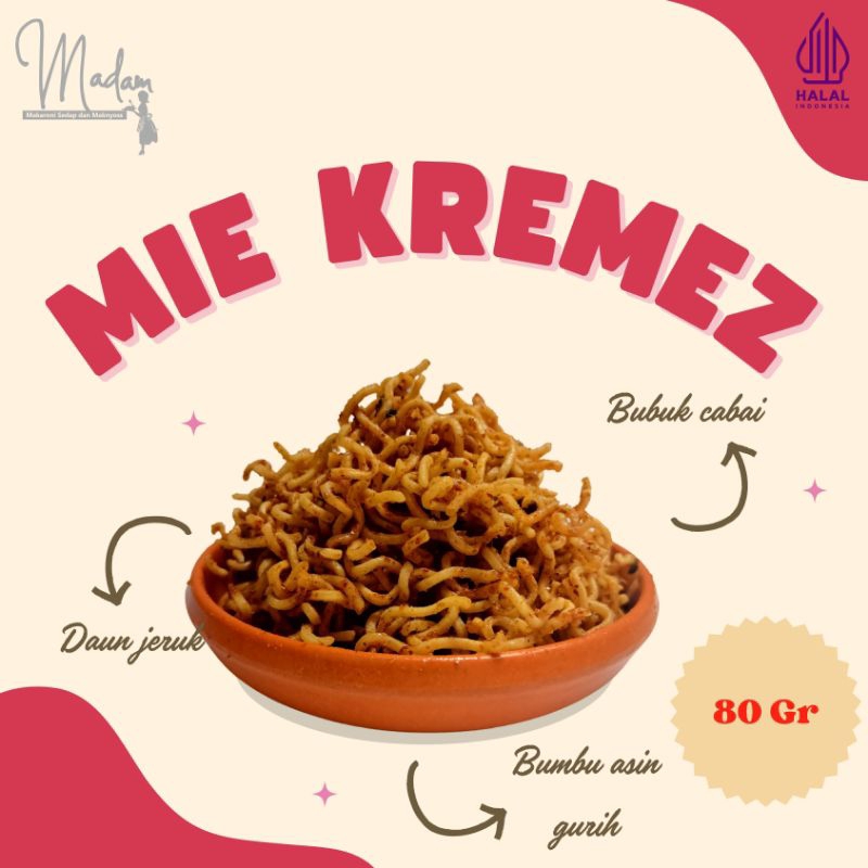 

Mie Kremez Makaroni Madam 80 gram