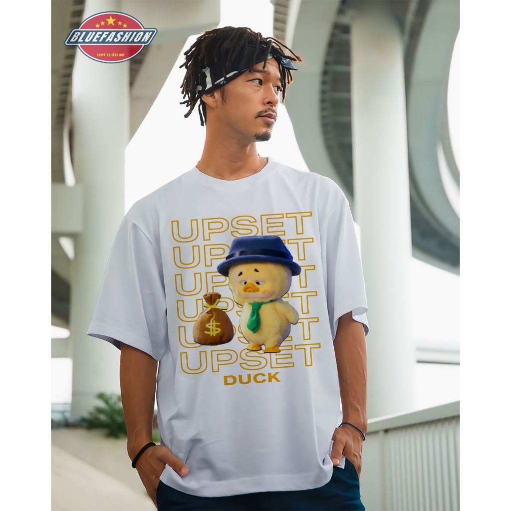Kaos T-shirt / Baju Kaos UPSET DUCK 2 Distro Lengan Pendek 24S BL B1472