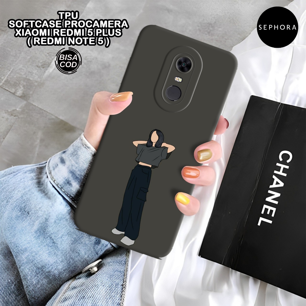 Case XIAOMI Redmi 5 Plus ( Note 5 ) - Fashion Case Cewe - Softcase Redmi 5 Plus ( Note 5 ) - Case Pr