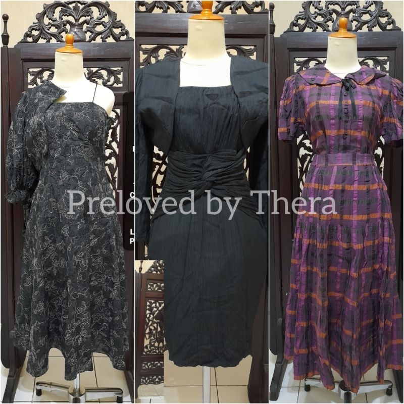 57. Dress Bolero Vintage Rok Set Model Vintage Preloved
