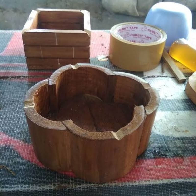 Asbak unik dari bambu minimalis keren