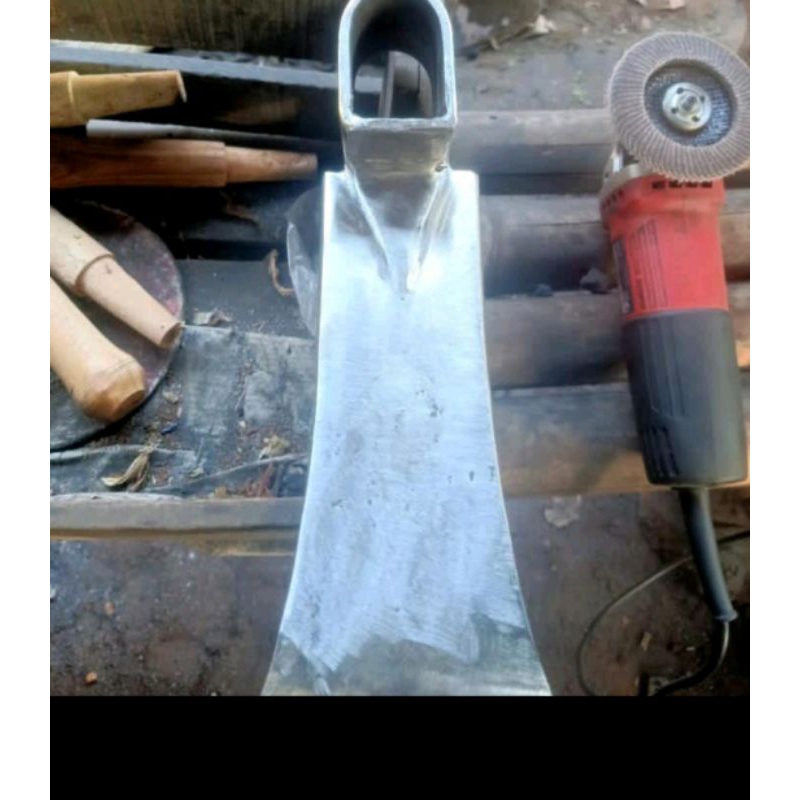 Cangkul Ganco / Ganclong, ganco tanah asli baja, cangkul kecil