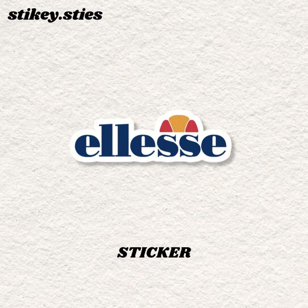 

STICKER ELLESSE BRAND AESTHETIC ANTI AIR VINYL / STIKER HELM LAPTOP HP MOTOR TUMBLR TAS KOPER