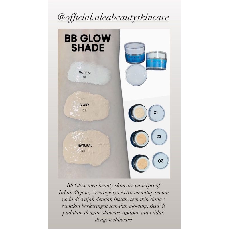 BB Glow Alea Beauty Skincare