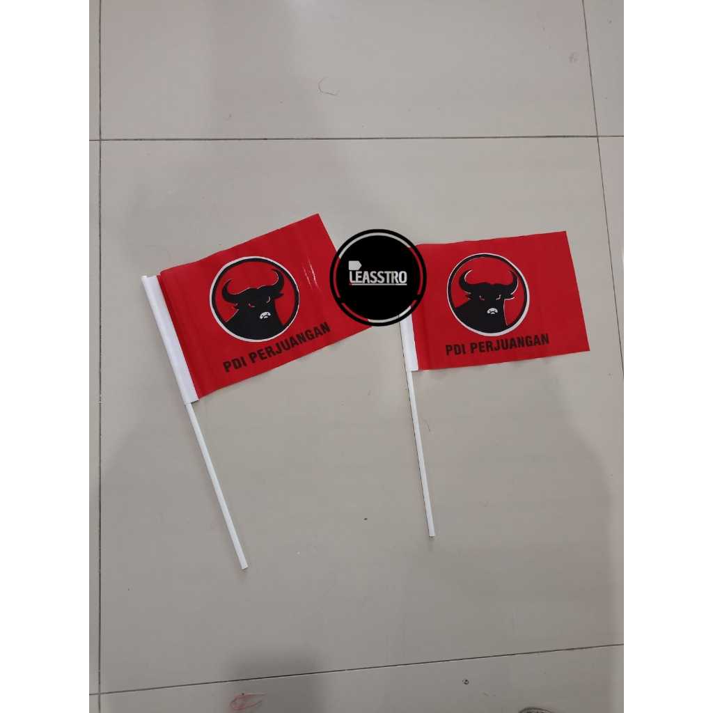 BENDERA TANGAN SEDOTAN PARTAI PDI PERJUANGAN
