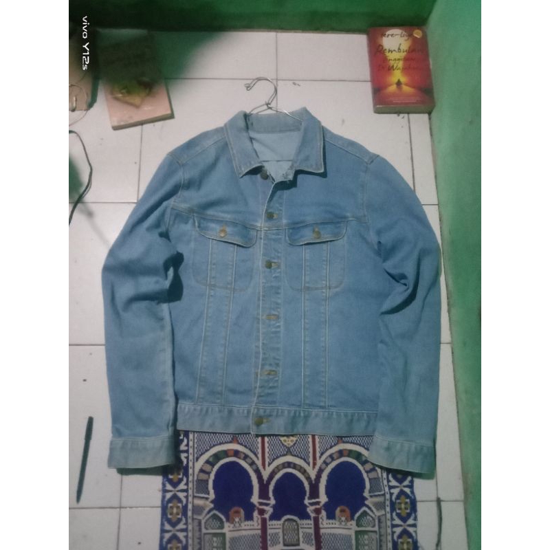 jaket jeans soft denim anbrend mirip lee riders uk L -XL