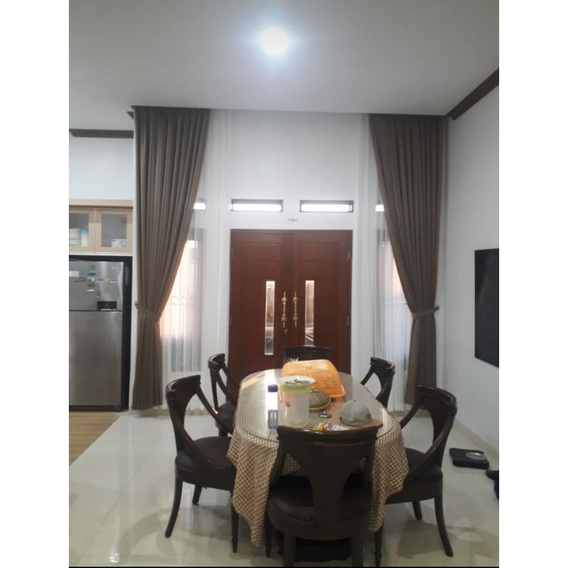 tirai gorden rumah mewah