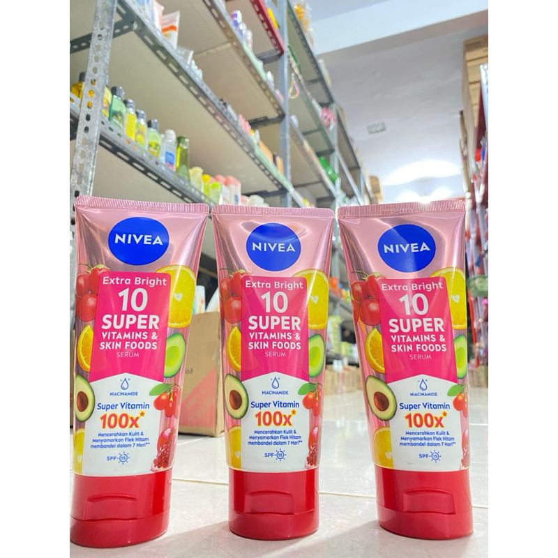 HANDBODY NIVEA EXTRA BRIGHT 10 SUPER VITAMIN  180ml
