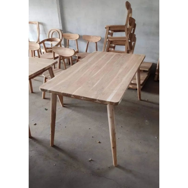 meja makan minimalis kayu jati meja cafe kayu jati meja ropan kayu jati meja minimalis meja kayu jat