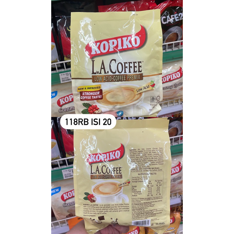 

KOPIKO LA Coffee Low Acid Coffee