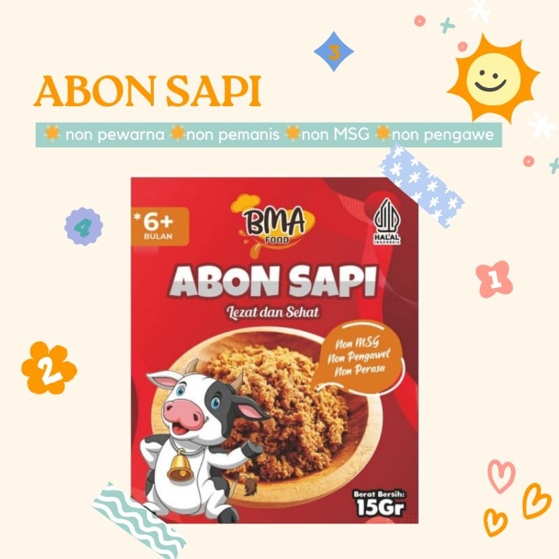 

Abon Sapi Makanan Anak Usia 6 Bulan Keatas Halal Sehat Bergizi MPASI Non MSG Non Pengawet Non Pewarna Snack Anak Abon Kering Cemilan Sehat - Food, Makanan Bayi makanan Anak , Kids