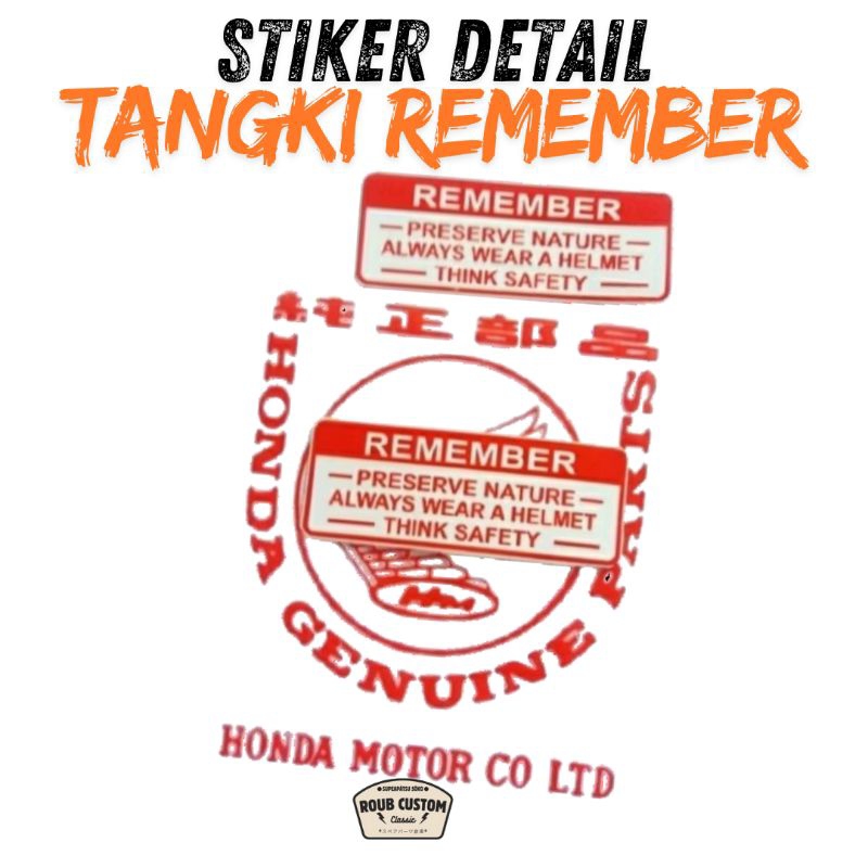 stiker detail tangki hondacb100 cb125 s90 stiker rember detail tangki cb100 k1 k2 k0 cb125 gl100 gl1